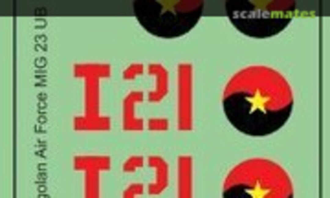1:72 Angolan Air Force MiG 23 UB (MAV Decals MAV-AA7209) MAV-AA7209