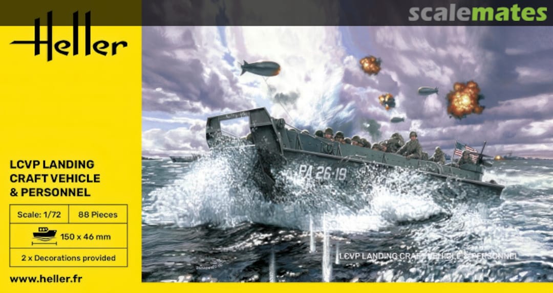 Boxart LCVP Landing Craft Vehicle & Personal 79995 Heller Boxart LCVP Landing Craft Vehicle & Personal 79995 Heller