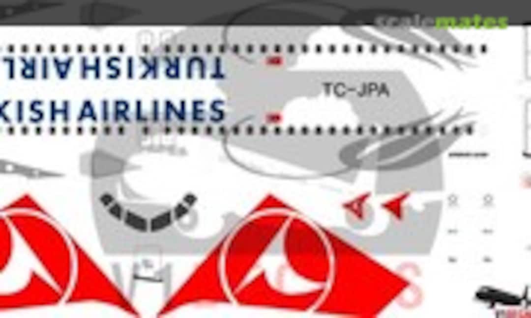1:144 Turkish Airlines Airbus A320 (V1 Decals V1D0210-144) V1D0210-144