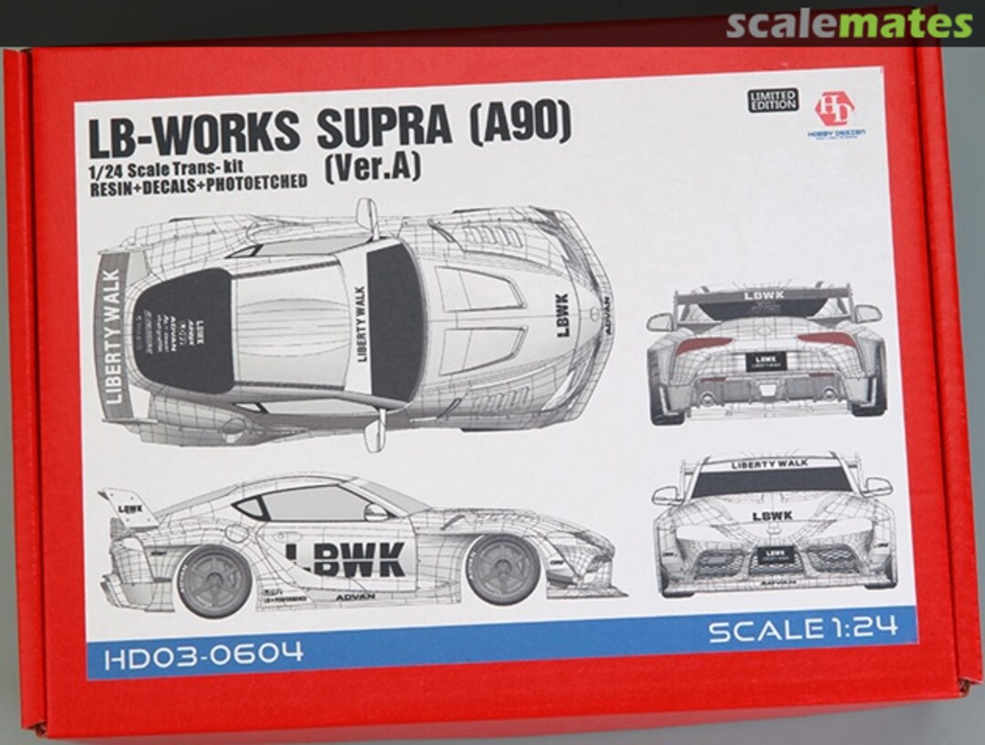 Boxart LB-Works Supra (A90)(Ver.A) Trans-Kit HD03-0604 Hobby Design Boxart LB-Works Supra (A90)(Ver.A) Trans-Kit HD03-0604 Hobby Design