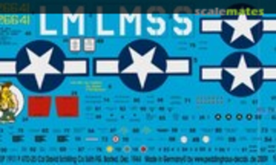 1:32 P 47D-25 Col David Schilling CO 56 th FG, Boxted, Dezember 1944 (Peddinghaus-Decals EP 1911) EP 1911