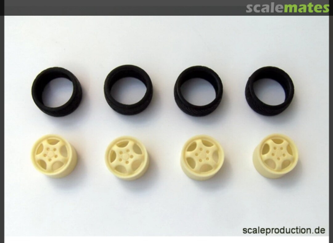 Boxart Porsche 964 Cup 17" Wheels and Tyres Set (4 Wheels + 4 Tyres) SPRF24091 Scale Production Boxart Porsche 964 Cup 17" Wheels and Tyres Set (4 Wheels + 4 Tyres) SPRF24091 Scale Production