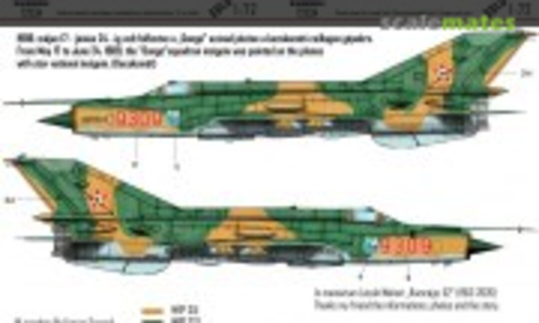 1:72 MiG-21 MF 9309 (HADmodels 72234) 72234