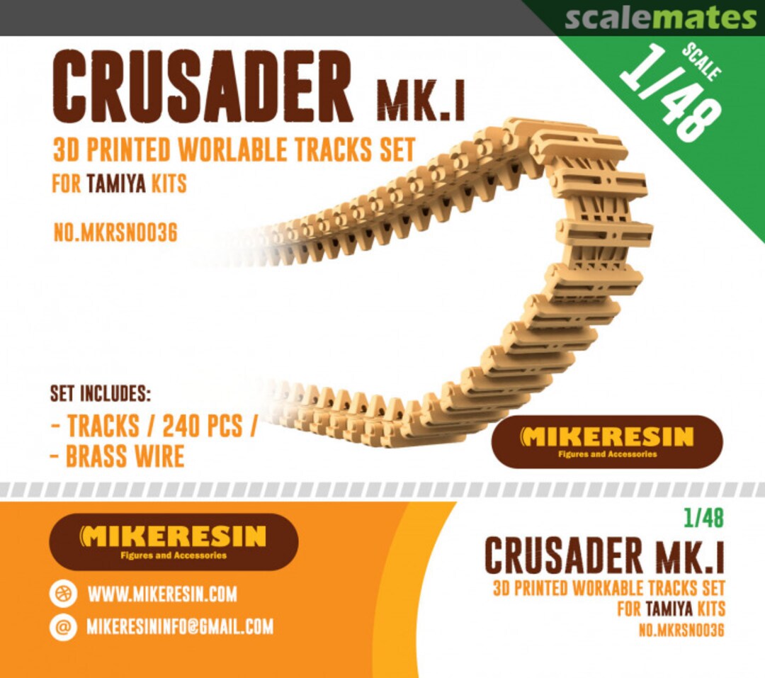 Boxart Crusader MK.I Tracks MKRSN0036 Mikeresin Boxart Crusader MK.I Tracks MKRSN0036 Mikeresin