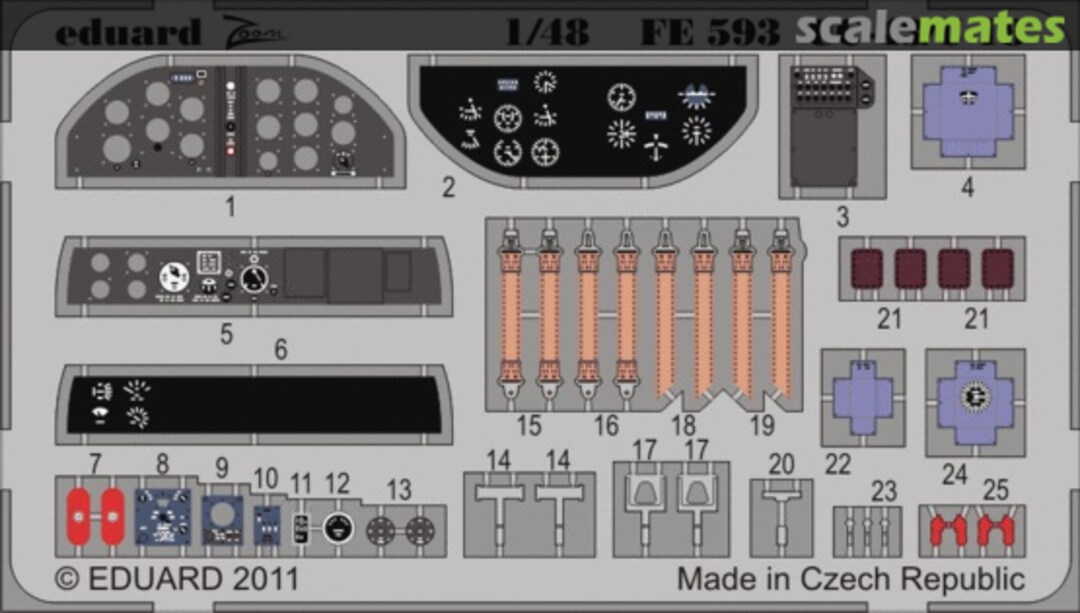Boxart UC-43/ C-18 S. A. FE593 Eduard