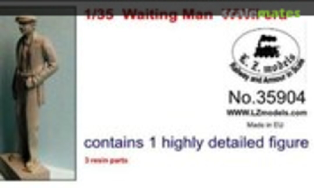 1:35 Waiting Man WWII era (L.Z. Models 35904) 35904