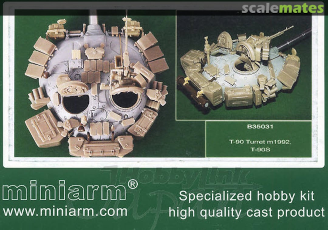 Boxart T-90 Turret m1992 T-90S for Tamiya B35031 Miniarm Boxart T-90 Turret m1992 T-90S for Tamiya B35031 Miniarm