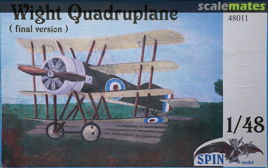 Boxart Wight Quadruplane 48011 SPIN model Boxart Wight Quadruplane 48011 SPIN model