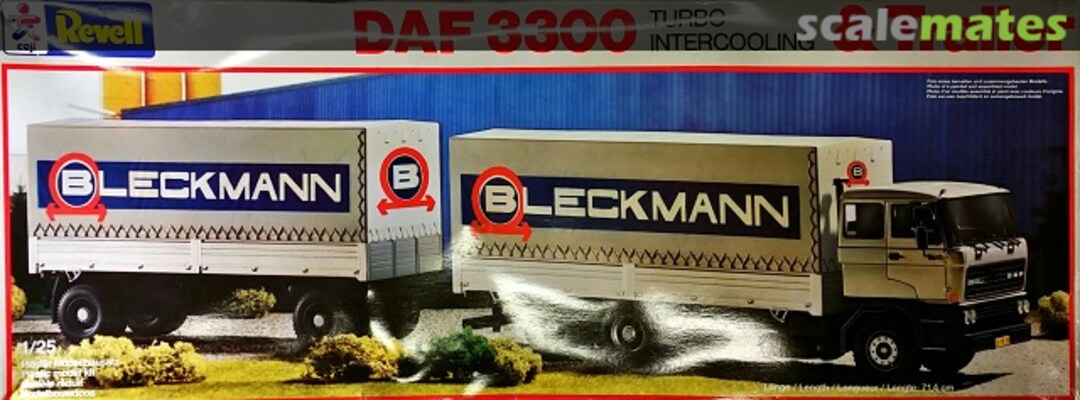 Boxart DAF 3300 Turbo Intercooling & Trailer 7439 Revell