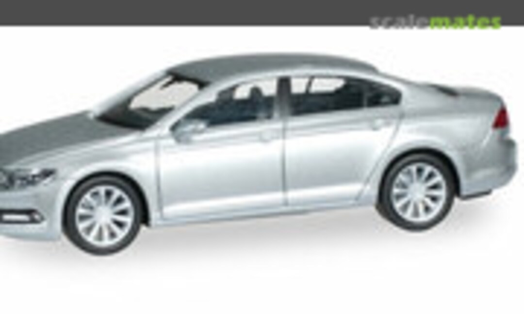 VW Passat Limousine, reflex silver metallic (Herpa 038416)