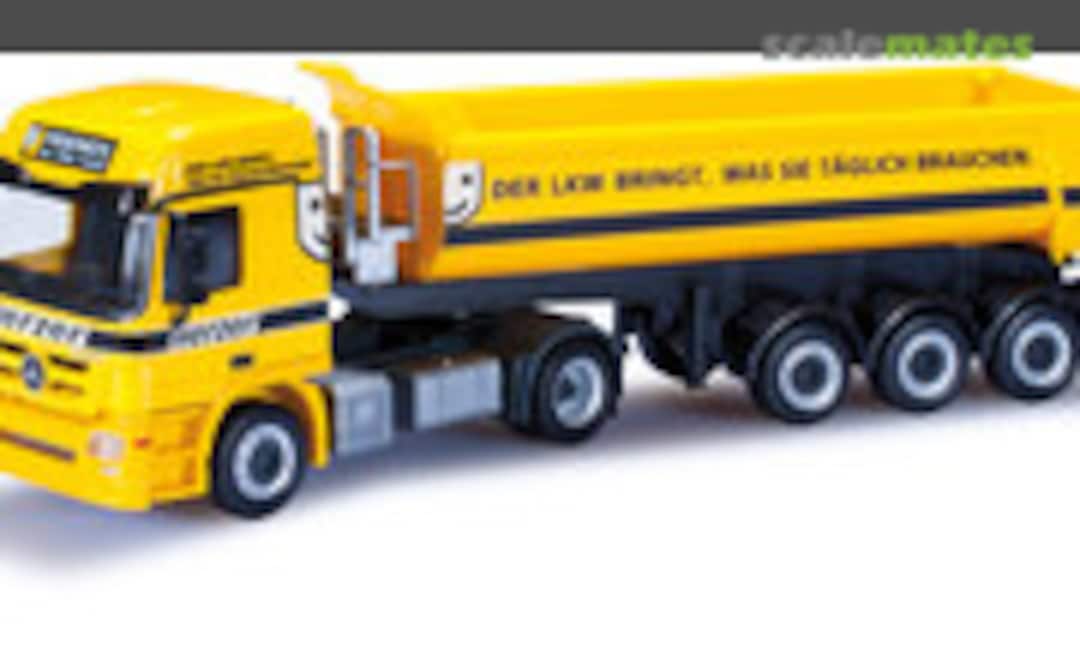 Mercedes-Benz Actros L Rundmulden-Sattelzug &quot;Herzer&quot; (Herpa 912112)