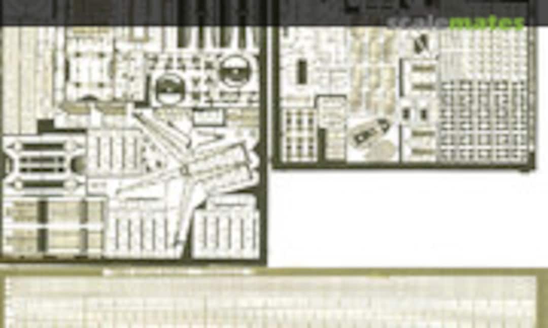 1:350 Massachusetts Alabama Battleship Photo-Etched Detail Set (Tom's Modelworks 3566)