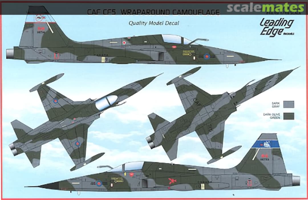 Boxart CAF CF5 wraparound camouflage 72.49 Leading Edge Boxart CAF CF5 wraparound camouflage 72.49 Leading Edge