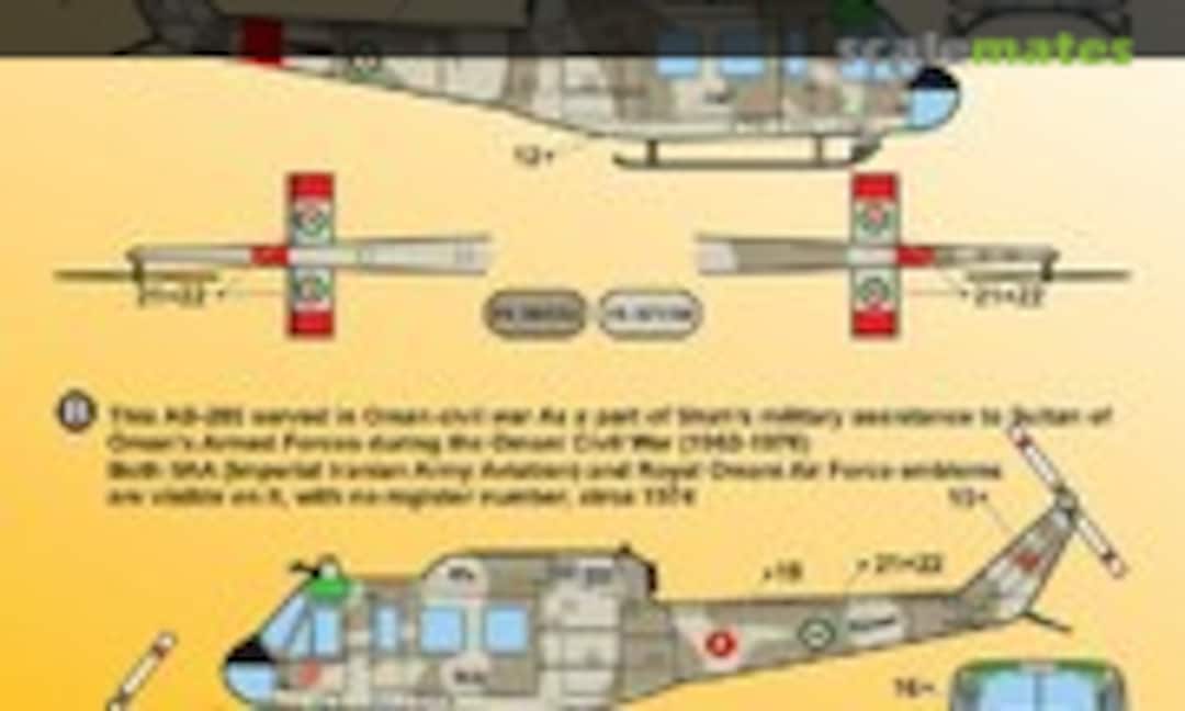 1:48 Iranian Army Aviation Agusta-Bell-205 (Modeller 4801) 4801