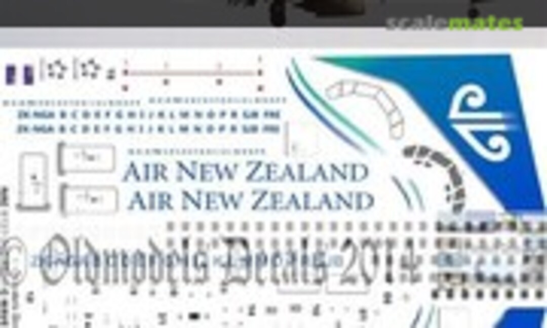 1:72 Air NZ Pacific Wave scheme B737-300 (Oldmodels Decals OMD0883) OMD0883