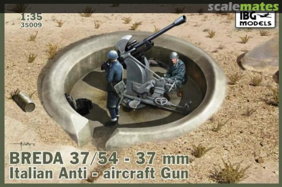 Boxart Breda 37/54 37 mm 35009 IBG Models Boxart Breda 37/54 37 mm 35009 IBG Models
