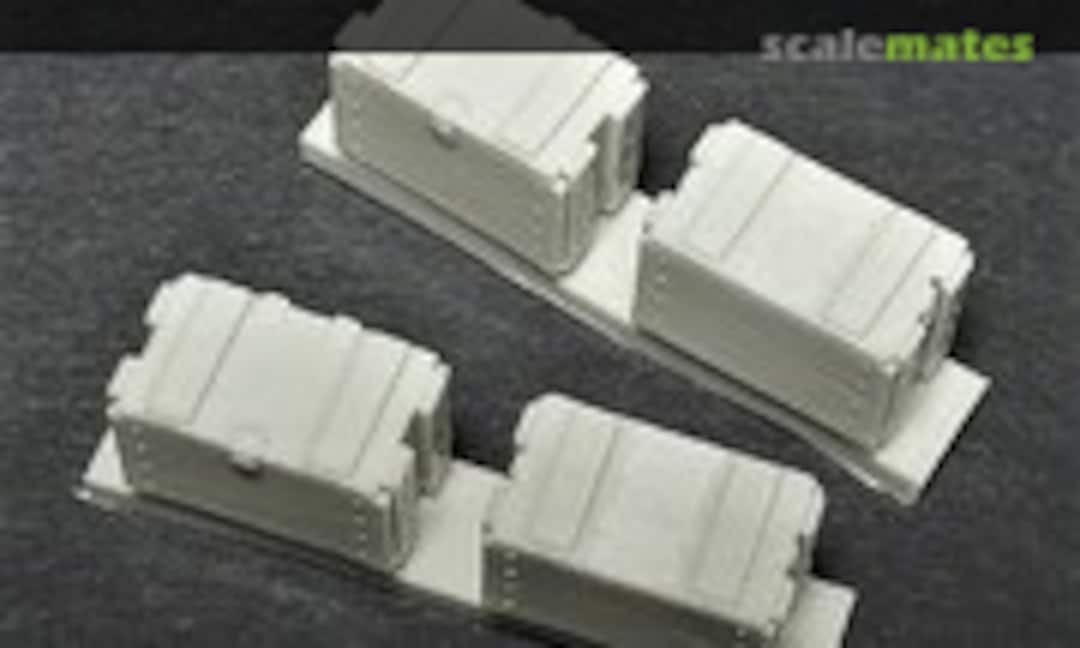 1:35 US Ammo wood boxes for 81mm mortar (Panzer Art RE35-689) RE35-689