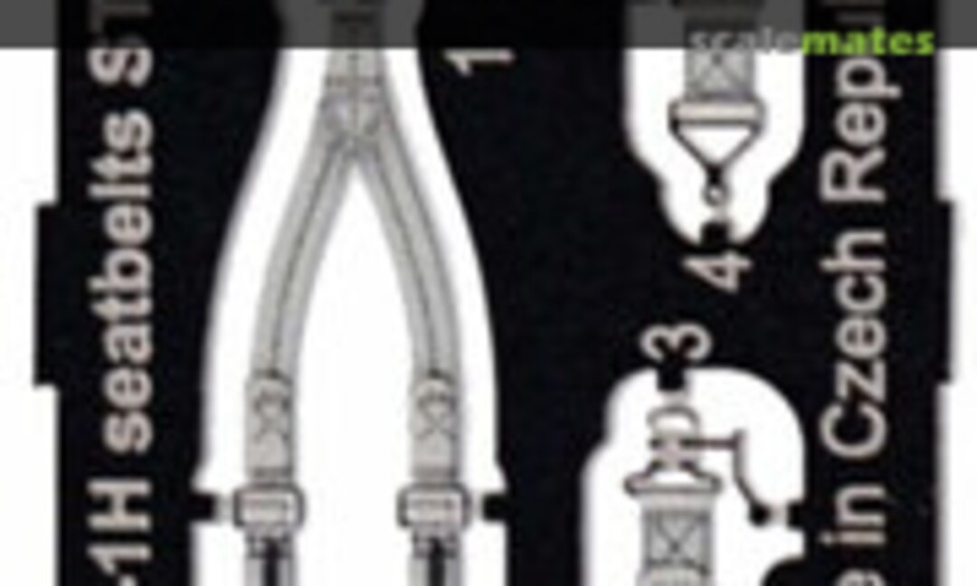 1:48 A-1H seatbelts STEEL (Eduard FE1284) FE1284