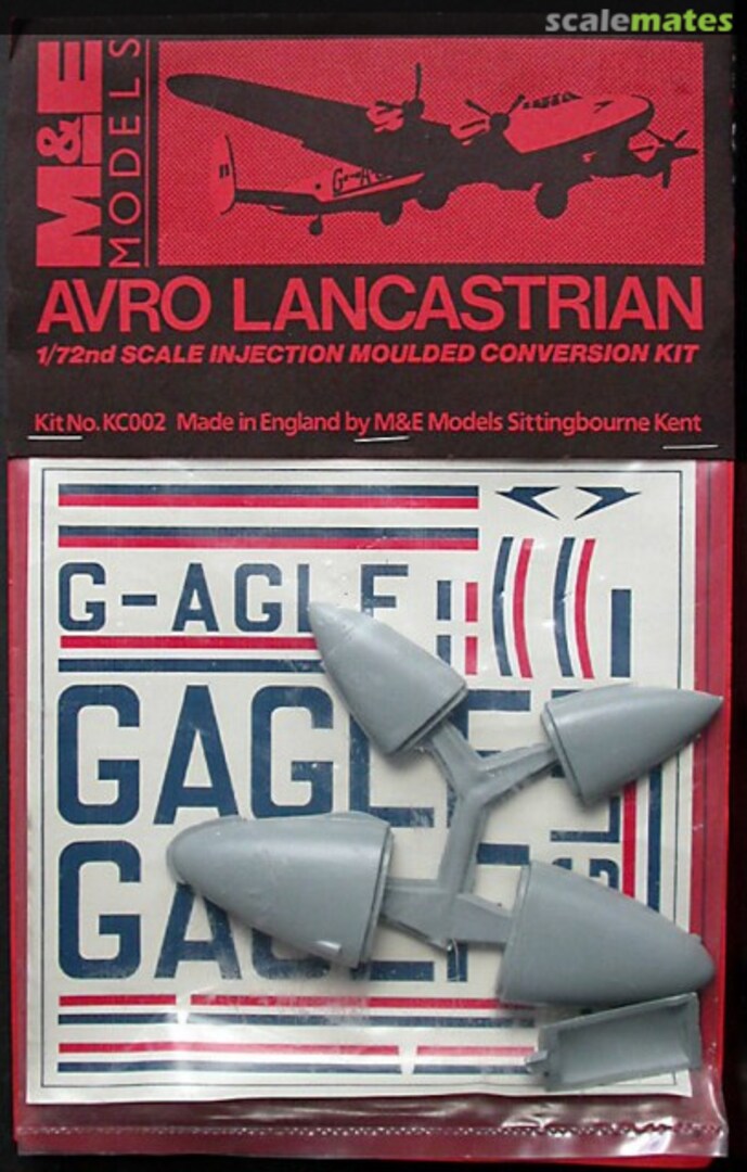 Boxart Avro Lancastrian KC002 M&E Models Boxart Avro Lancastrian KC002 M&E Models