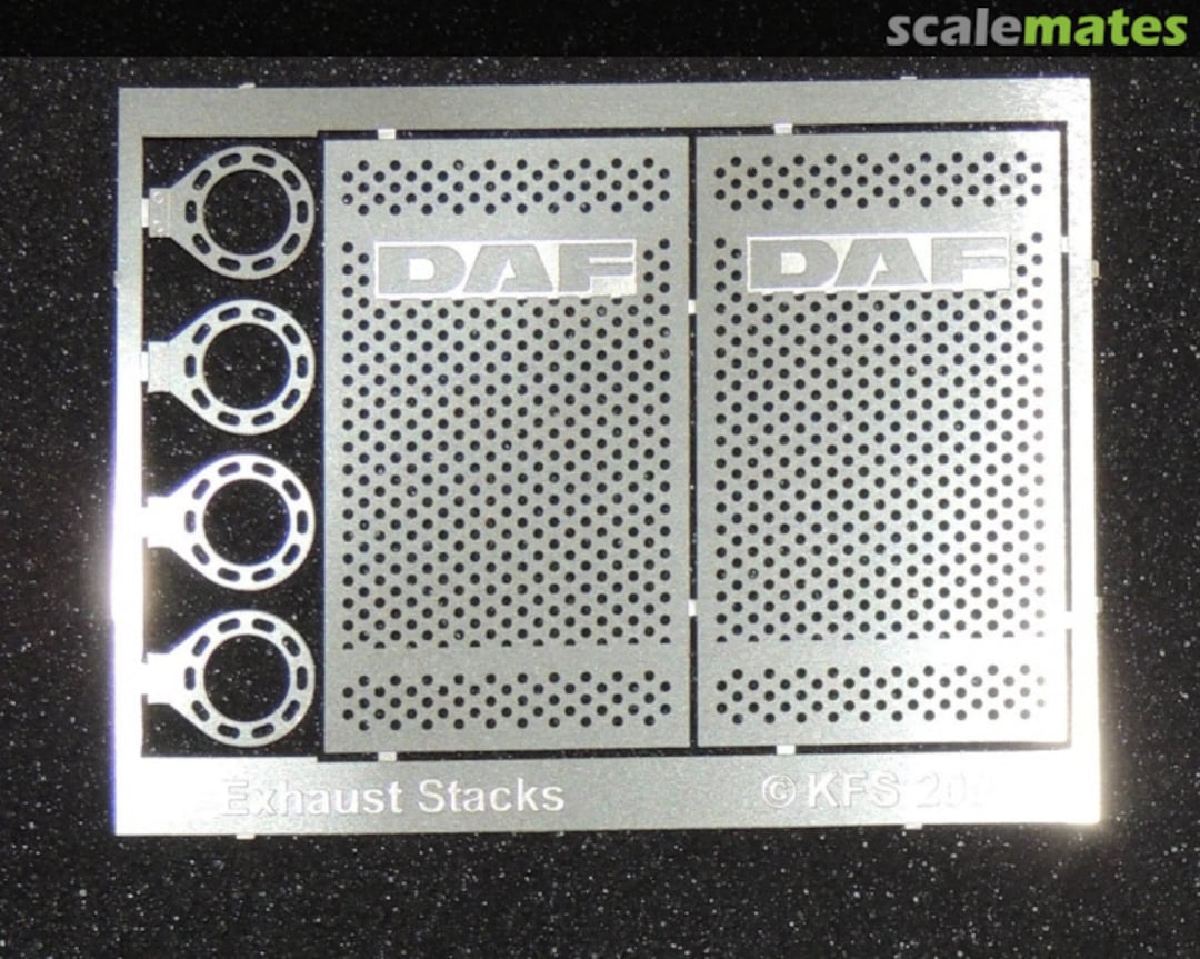 Boxart Exhaust Stacks - DAF Design PE10D Kit Form Services Boxart Exhaust Stacks - DAF Design PE10D Kit Form Services