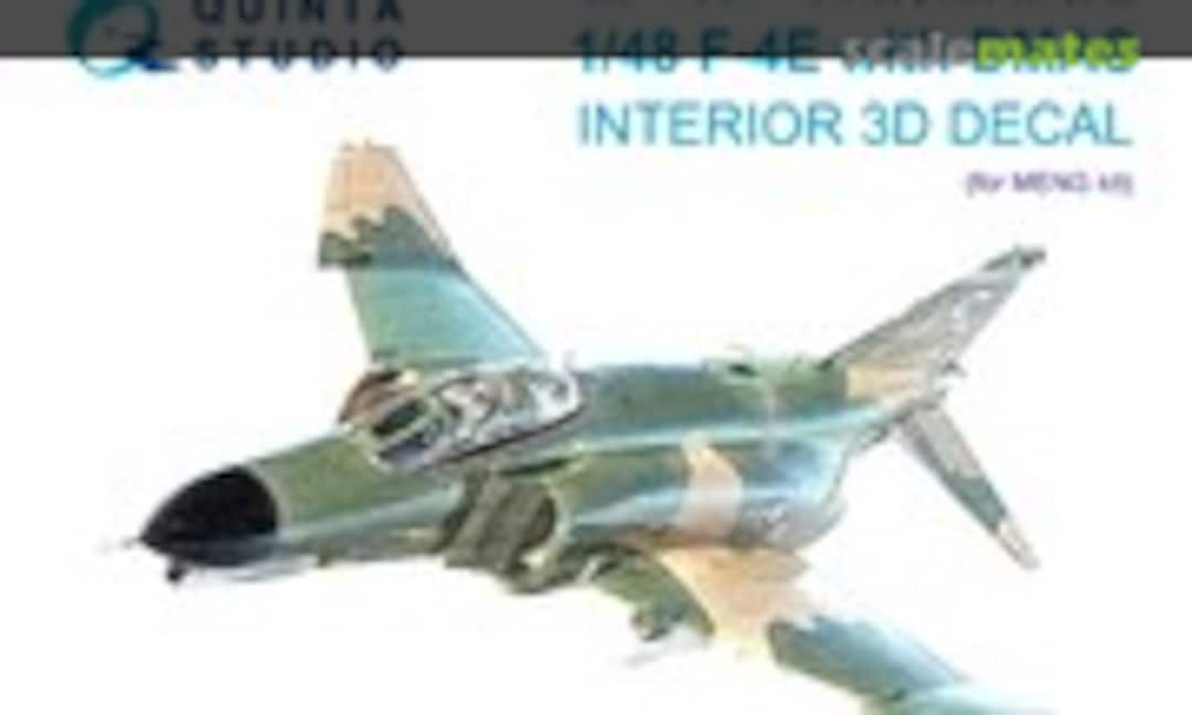1:48 F-4E with DMAS interior 3D decals with 3D-printed resin parts (Quinta Studio QD+48371) QD+48371