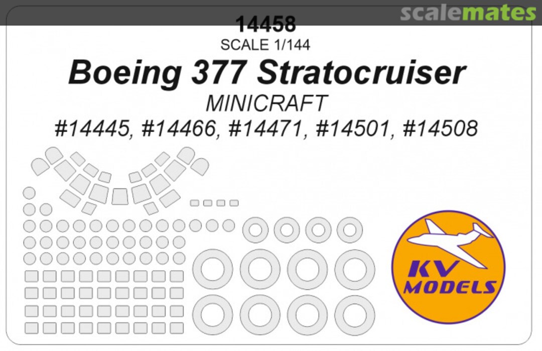 Boxart Boeing 377 Stratocruiser 14458 KV Models Boxart Boeing 377 Stratocruiser 14458 KV Models