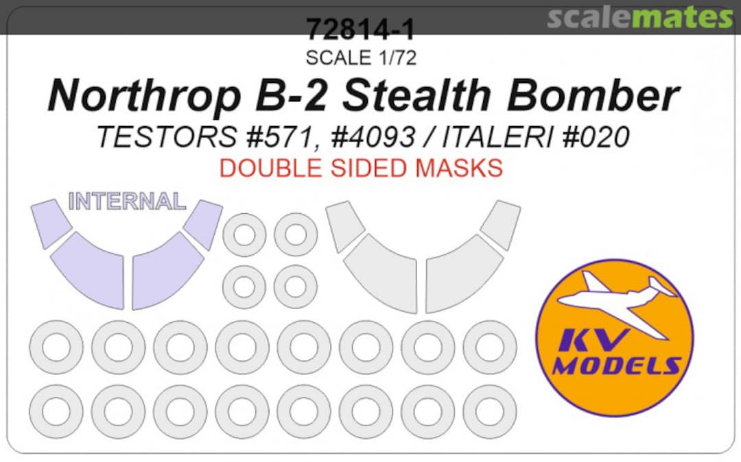 Boxart Northrop B-2 Spirit 72814-1 KV Models