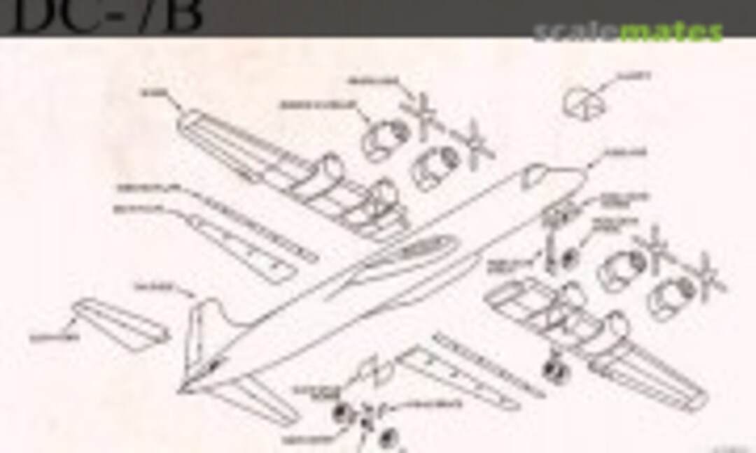 1:144 Douglas DC-7B (Contrails CM44-DC7B) CM44-DC7B