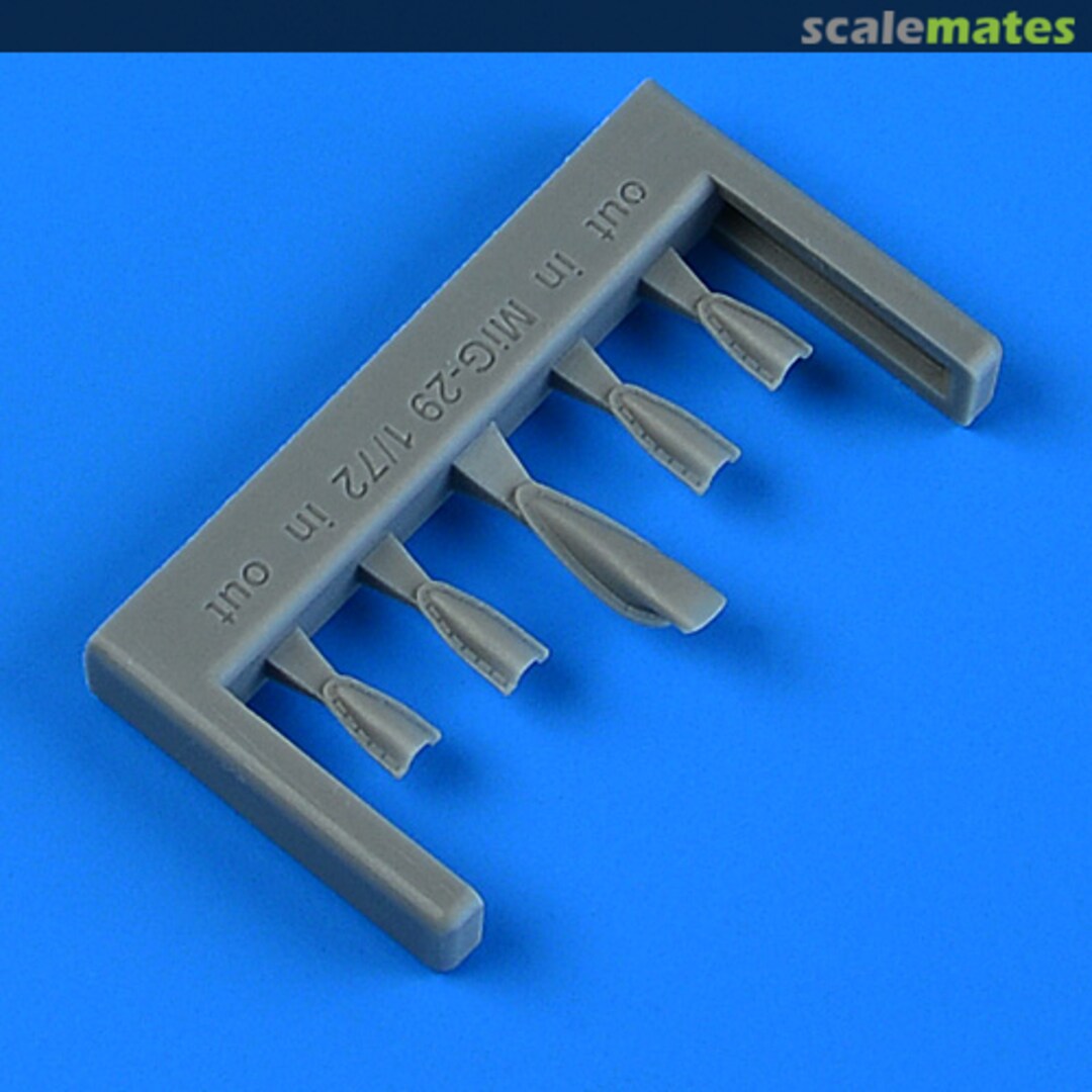 Boxart MiG-29 air intakes QB 72701 Quickboost