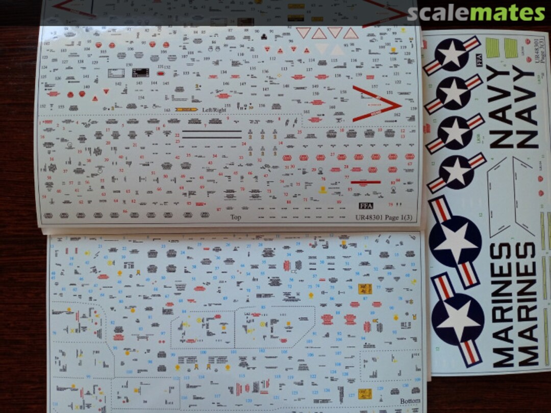 Contents F-4B/N/J/S & RF-4B Phantom-II stencils UR48301 UpRise Decal Contents F-4B/N/J/S & RF-4B Phantom-II stencils UR48301 UpRise Decal