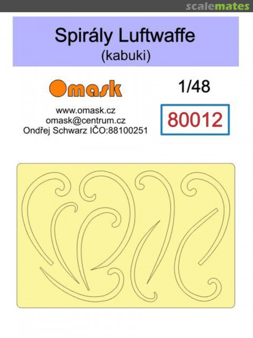 Boxart Luftwaffe Spirals 80012 Omask Boxart Luftwaffe Spirals 80012 Omask