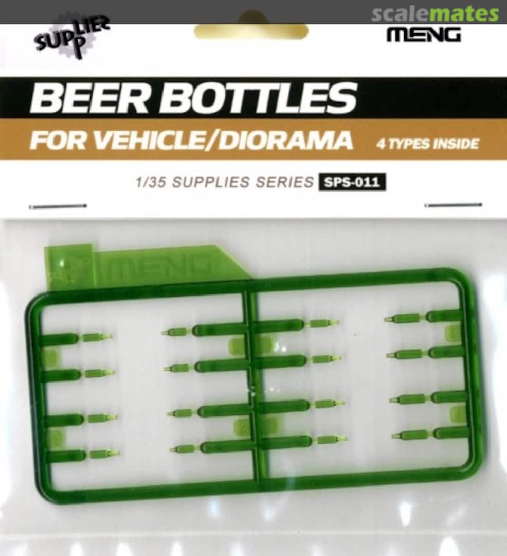 Boxart Beer Bottles for Vehicle/Diorama SPS-011 Meng Model Boxart Beer Bottles for Vehicle/Diorama SPS-011 Meng Model