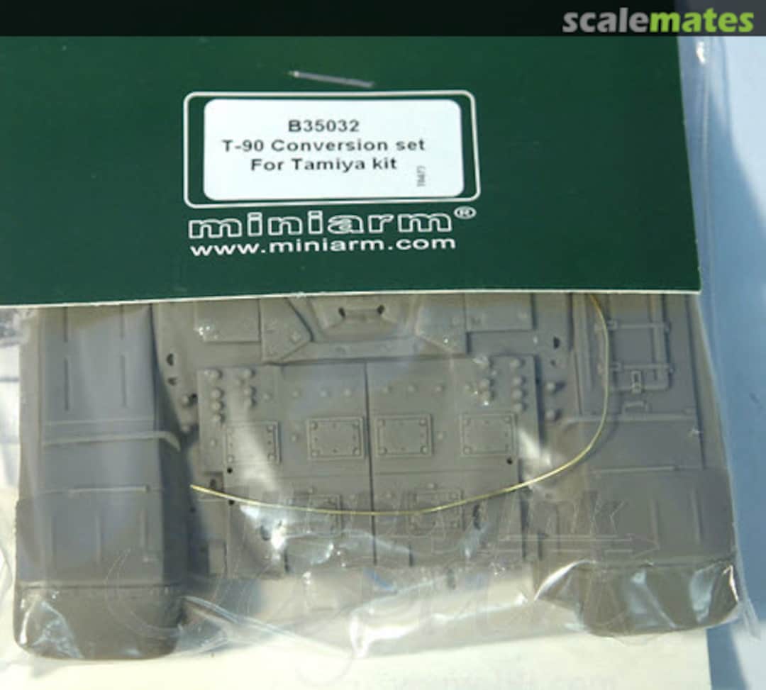 Boxart T-90 Upper Hull Conversion Set for Tamiya B35032 Miniarm Boxart T-90 Upper Hull Conversion Set for Tamiya B35032 Miniarm