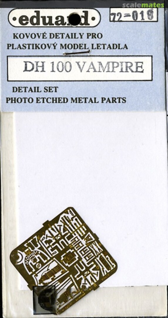 Boxart DH 100 Vampire 72-018 Eduard Boxart DH 100 Vampire 72-018 Eduard