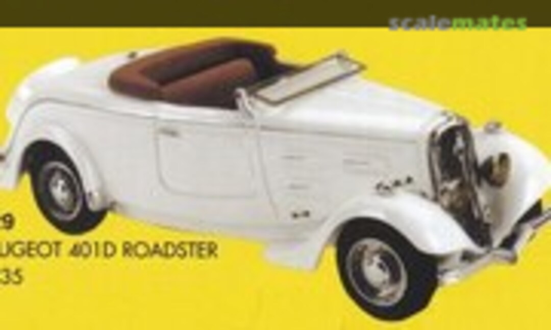 1:43 Peugeot 401D Roadster (Chat C'Est Chouette CCC F29) CCC F29