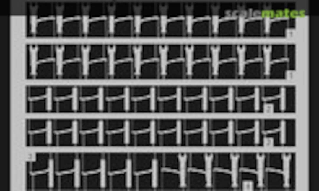 1:35 Vehicle Tool Clips (Eduard TP005) TP005