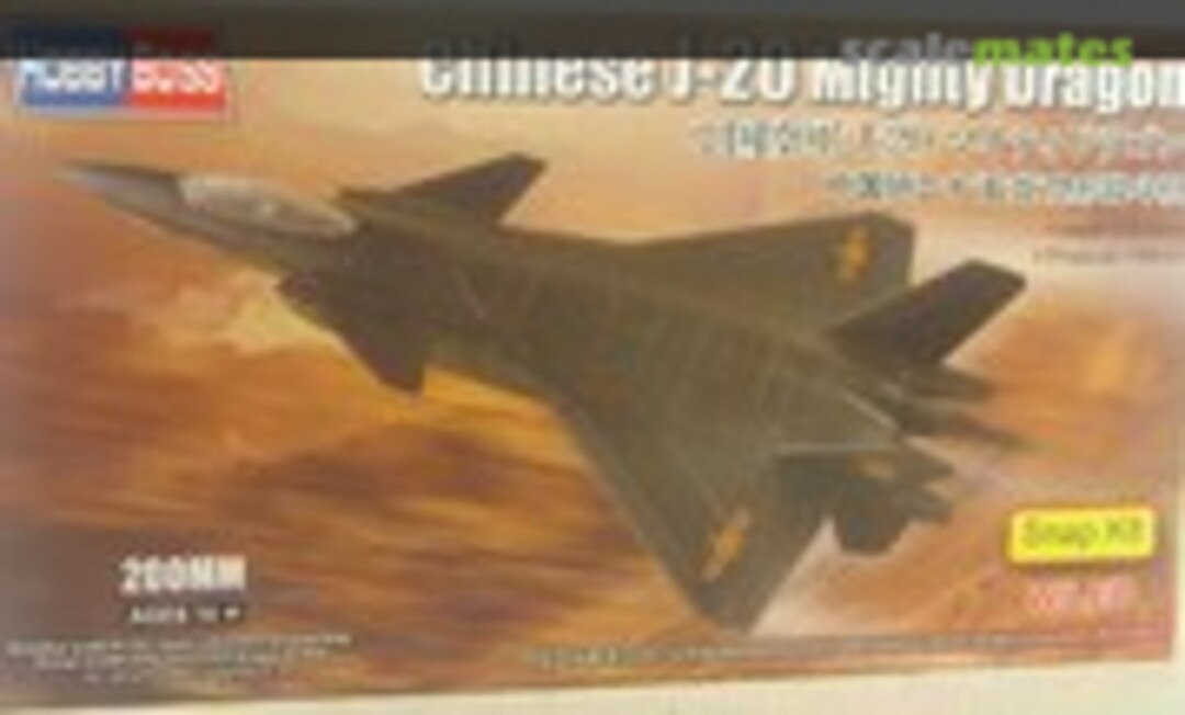 1:100 Chinese J-20 Mighty Dragon (HobbyBoss 81902)