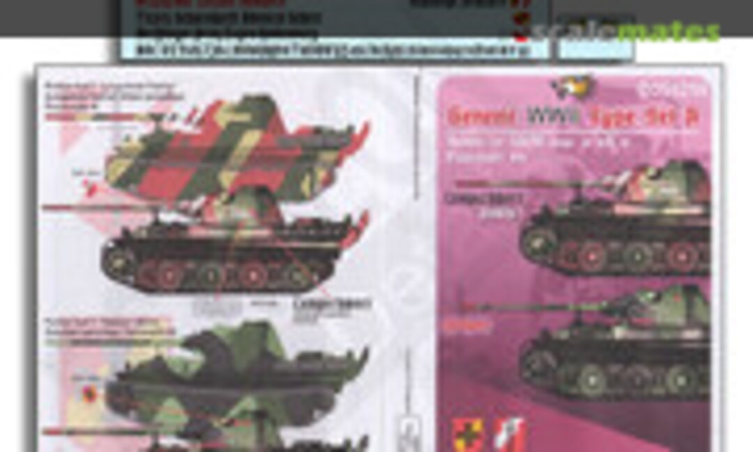 1:35 Generic WWII Type Set A (Echelon Fine Details D356258) D356258