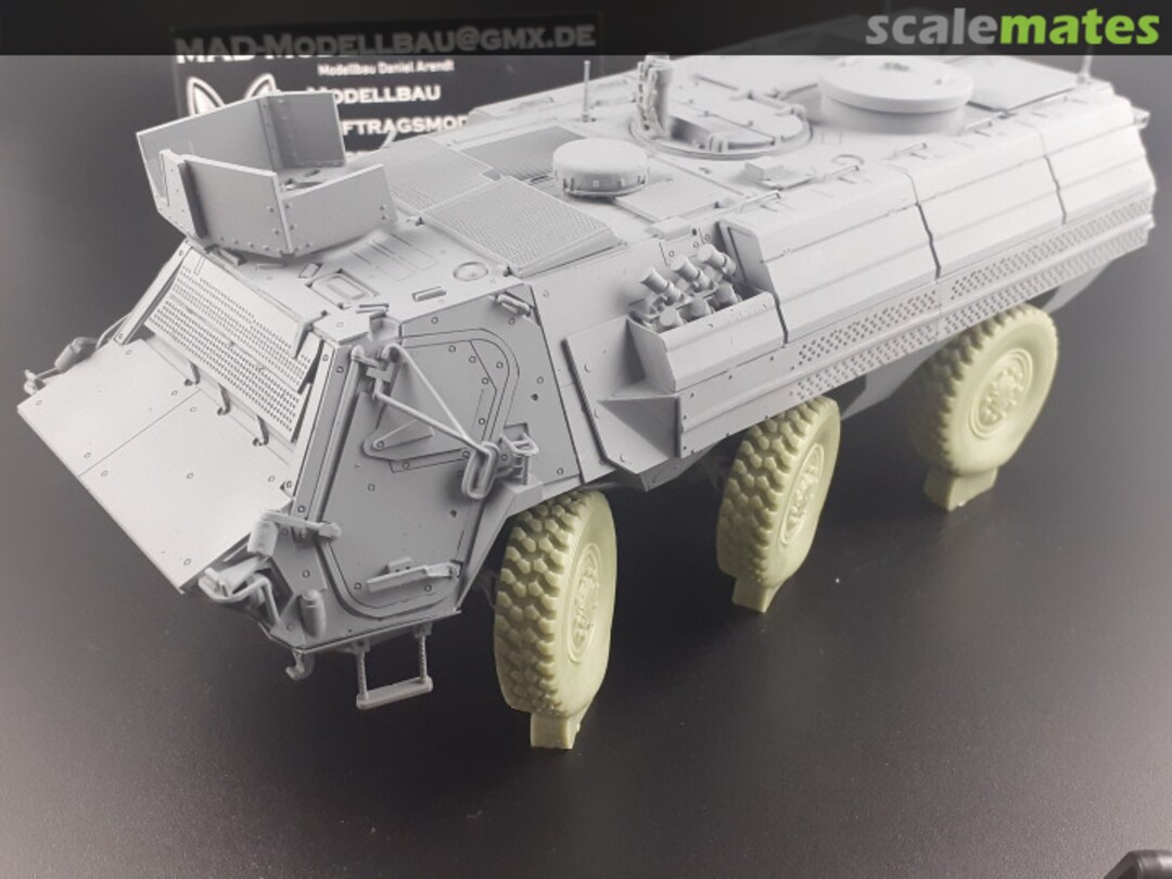 Boxart TPz Fuchs 1A8 MSA + Staukasten T-004 MAD-Modellbau Boxart TPz Fuchs 1A8 MSA + Staukasten T-004 MAD-Modellbau