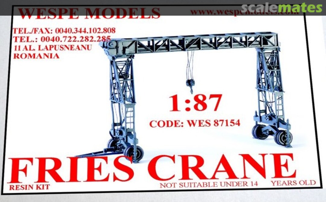 Boxart Fries Crane WES 87154 Wespe Models Boxart Fries Crane WES 87154 Wespe Models