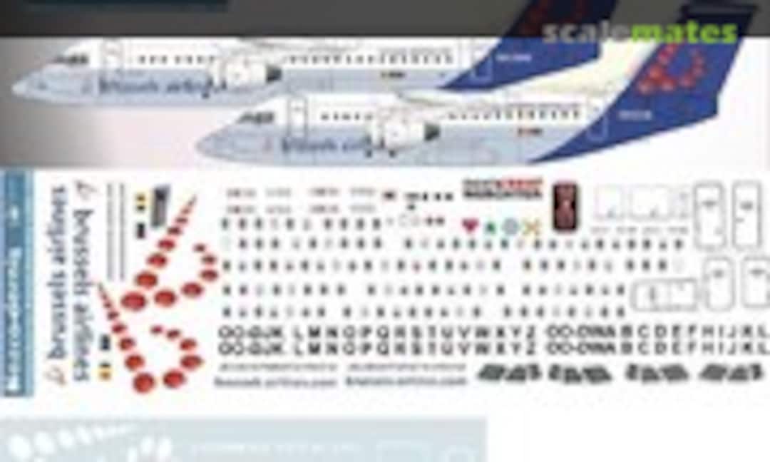 1:144 British Aerospace Avro RJ85, Avro RJ100 (Nazca decals SNB004) SNB004