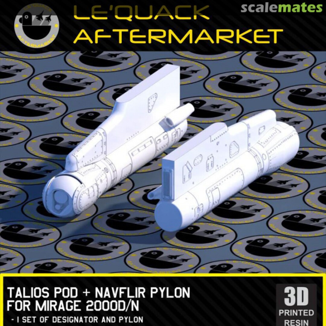 Boxart Mirage 2000D/N Talios pod + NAVFLIR pylon LTP-048007 Le'Quack Aftermarket