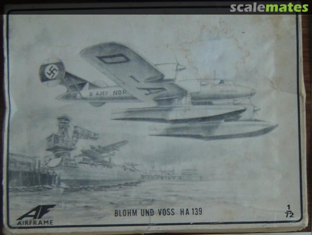 Boxart Blohm und Voss Ha 139 11 Airframe Boxart Blohm und Voss Ha 139 11 Airframe