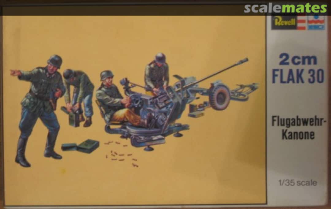 Boxart 2cm Flak 30 H-2263 Revell/ESCI Boxart 2cm Flak 30 H-2263 Revell/ESCI
