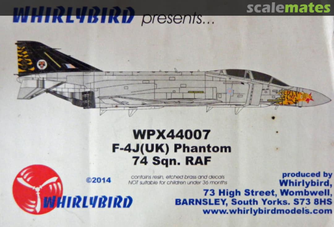 Boxart F-4J (UK) Phantom WPX44006 Whirlykits Boxart F-4J (UK) Phantom WPX44006 Whirlykits