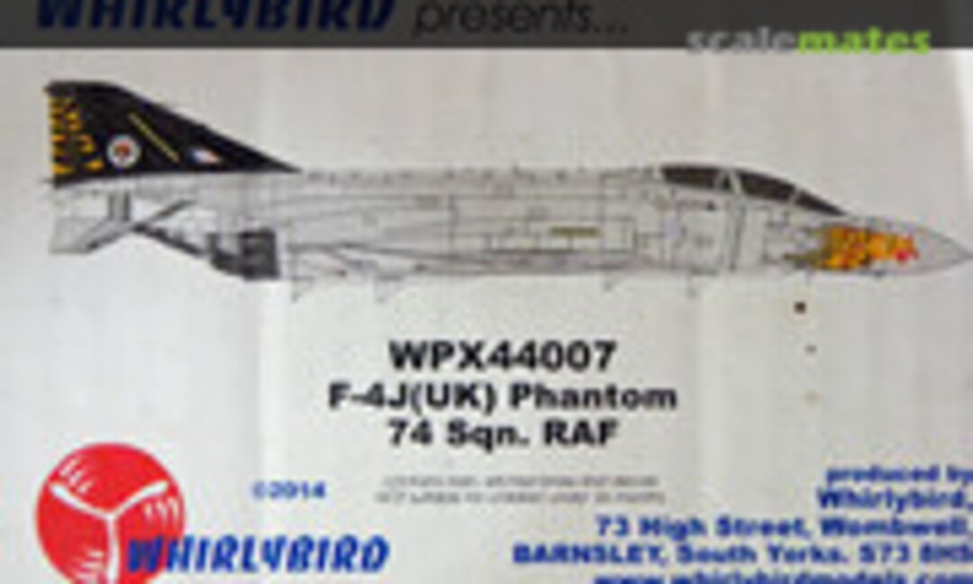 1:144 F-4J (UK) Phantom (Whirlykits WPX44006)