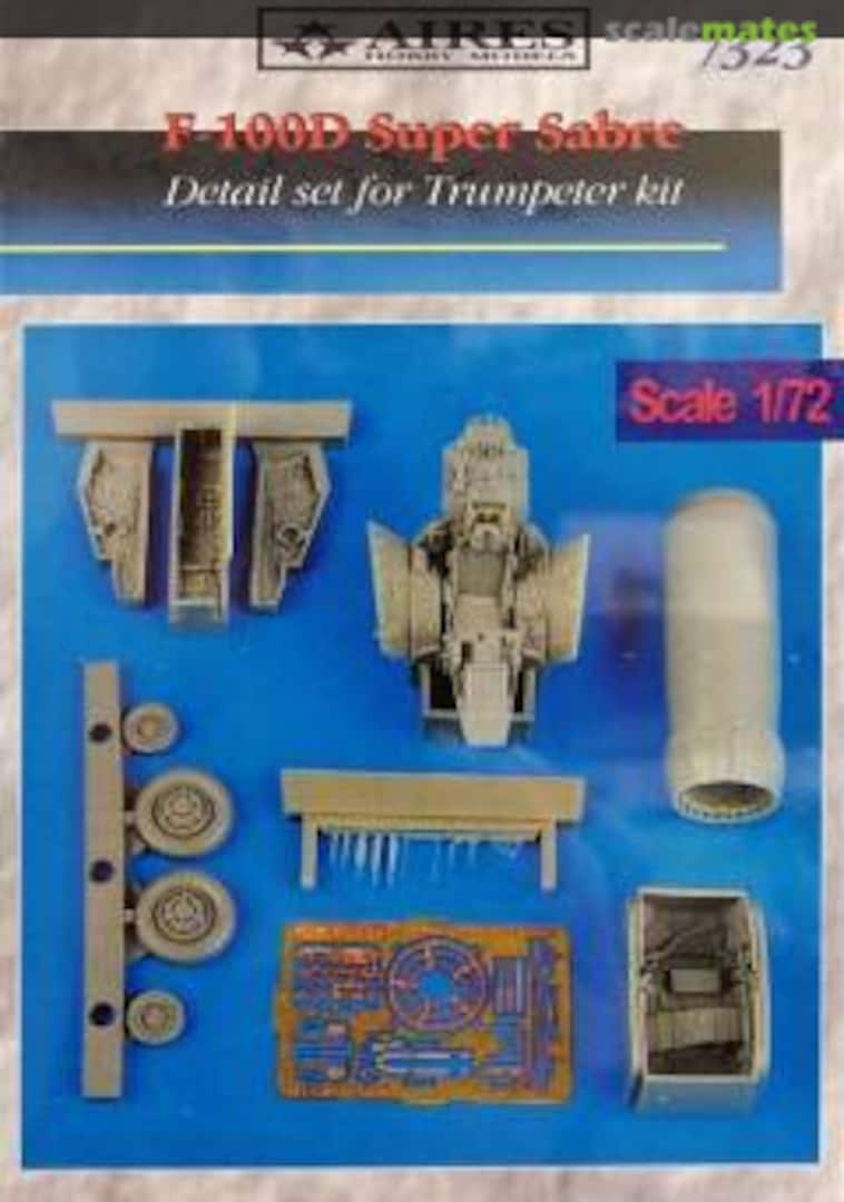 Boxart F-100D Super Sabre detail set 7323 Aires Boxart F-100D Super Sabre detail set 7323 Aires