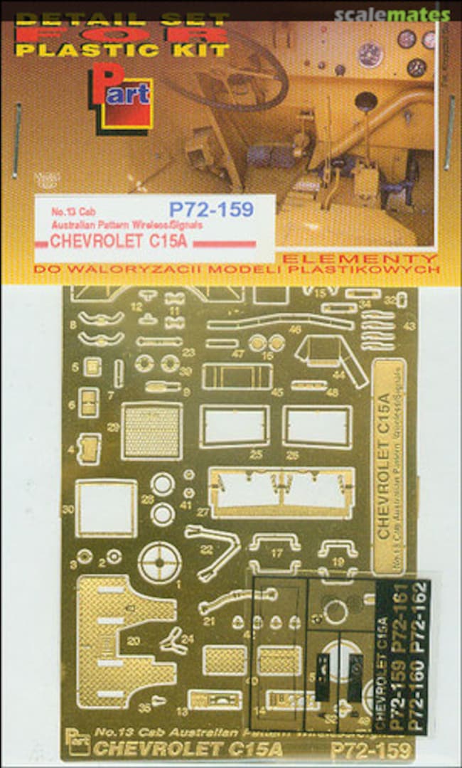 Boxart Chevrolet C.15A No.13 Cab Australian Pattern Wireless / Signals IBG 72015 P72-159 Part