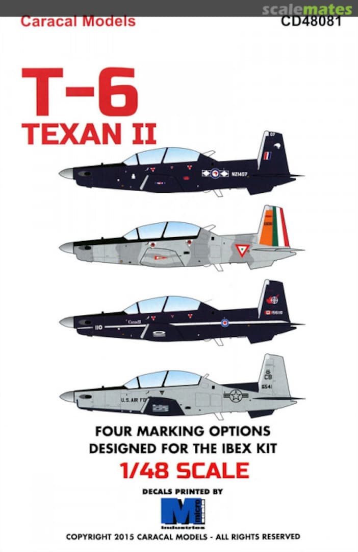 Boxart T-6 Texan II CD48081 Caracal Models Boxart T-6 Texan II CD48081 Caracal Models