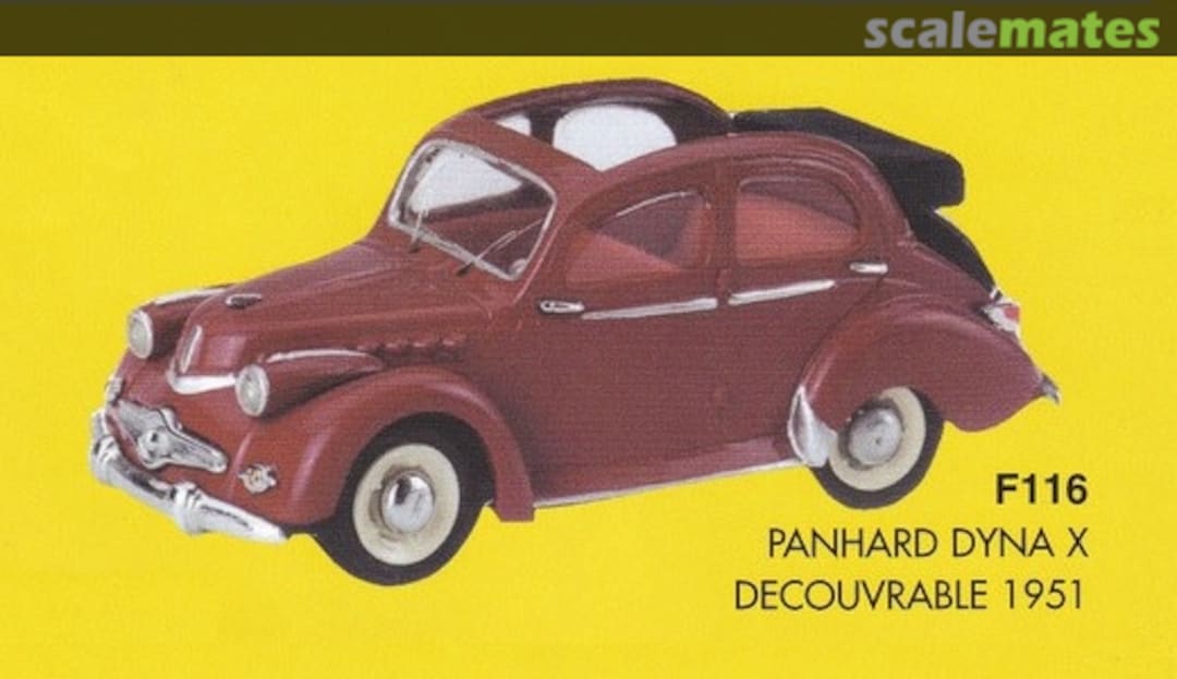 Boxart Panhard Dyna X Decouvrable CCC F116 Chat C'Est Chouette Boxart Panhard Dyna X Decouvrable CCC F116 Chat C'Est Chouette